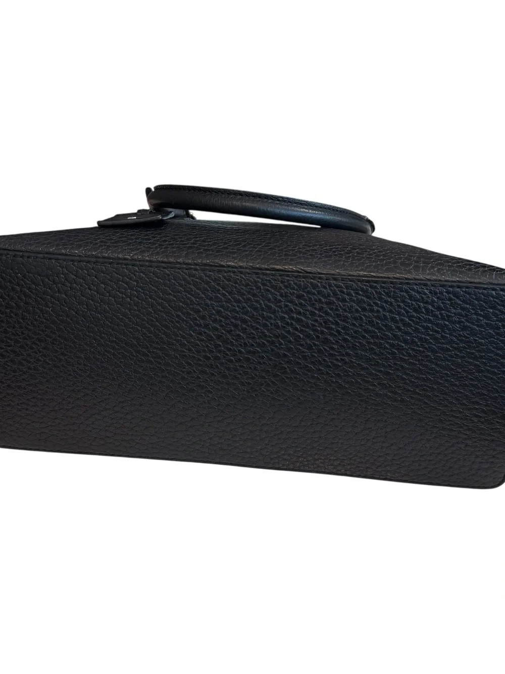 kate spade Bay Street Small Black Rachelle Pebbled Leather Dome Satchel